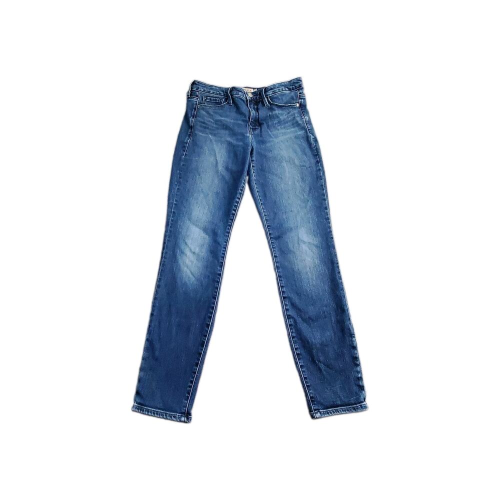 Athleta Jeans Wms Sz 6 Blue Denim Casual Comfort Stretch 28" Inseam Sculptek C23